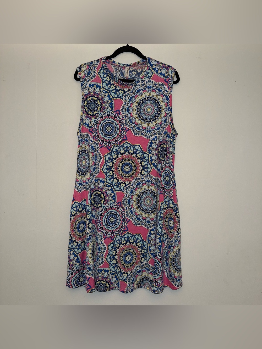 JJ BOUTIQUE women’s Multicoloured sleeveless dress with pockets size 2XL ✨